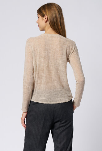 Pomandere Jacquard Wool Sweater Ivory