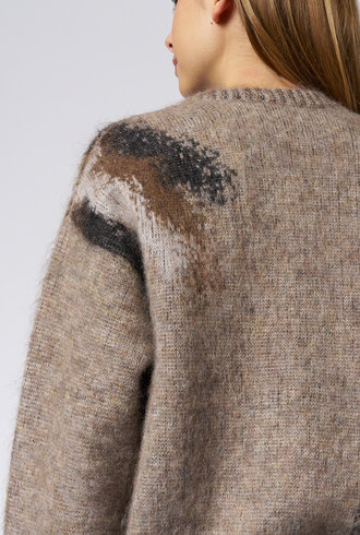 Pomandere Jacquard Knitwear Coffee