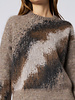 Pomandere Jacquard Knitwear Coffee