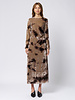 Pomandere Washed Velvet Dress Marble