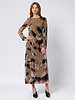 Pomandere Washed Velvet Dress Marble