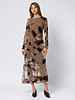 Pomandere Washed Velvet Dress Marble