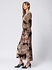 Pomandere Washed Velvet Dress Marble