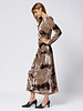 Pomandere Washed Velvet Dress Marble