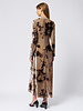 Pomandere Washed Velvet Dress Marble