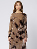 Pomandere Washed Velvet Dress Marble