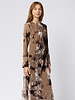 Pomandere Washed Velvet Dress Marble