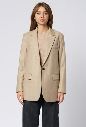 Pomandere Long Jacket Vanilla
