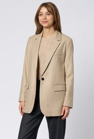 Pomandere Long Jacket Vanilla