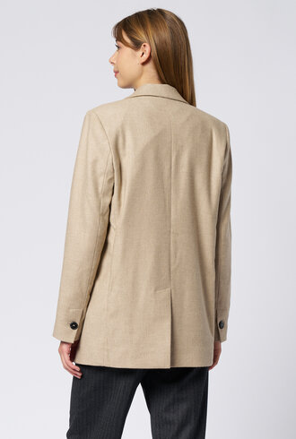 Pomandere Long Jacket Vanilla