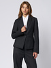 Pomandere One Button Jacket  Anthracite Pin Stripe