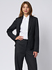 Pomandere One Button Jacket  Anthracite Pin Stripe