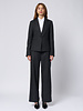Pomandere One Button Jacket  Anthracite Pin Stripe