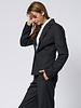 Pomandere One Button Jacket  Anthracite Pin Stripe