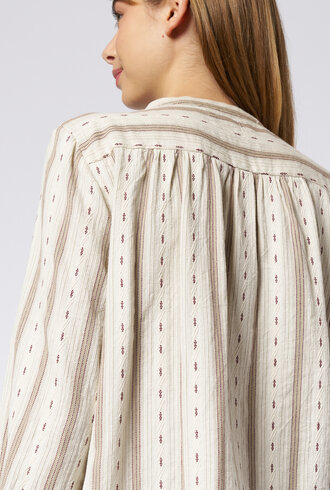 Bsbee Sonora Shirt Sand/ Wine