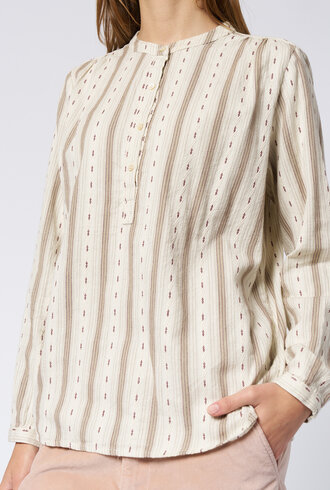 Bsbee Sonora Shirt Sand/ Wine
