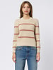 The Great The Shrunken Pullover Cream Stripe