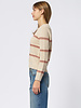 The Great The Shrunken Pullover Cream Stripe