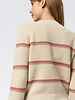 The Great The Shrunken Pullover Cream Stripe