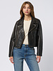 The Great The Perfect Leather Jacket Worn Black