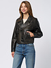 The Great The Perfect Leather Jacket Worn Black