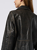 The Great The Perfect Leather Jacket Worn Black