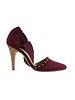 Ulla Johnson Sienna Suede Heel Bordeaux