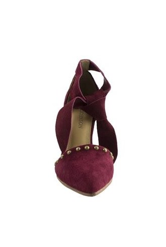 Ulla Johnson Sienna Suede Heel Bordeaux