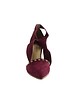 Ulla Johnson Sienna Suede Heel Bordeaux