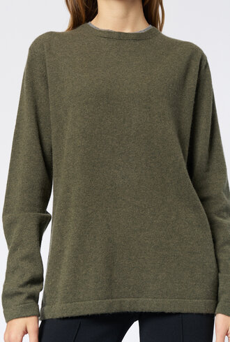 Kokun Two Layer Cashmere Army