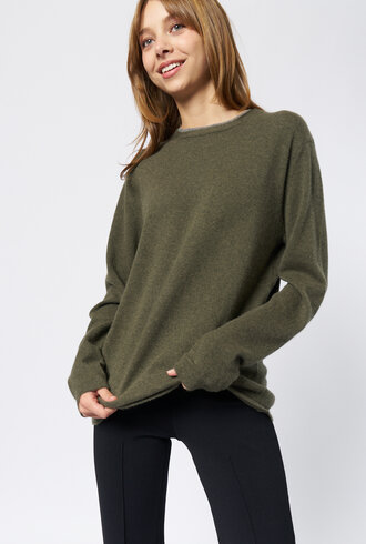 Kokun Two Layer Cashmere Army