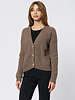Kokun Cropped  Cardigan Hazelnut