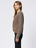 Kokun Cropped  Cardigan Hazelnut