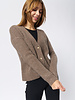Kokun Cropped  Cardigan Hazelnut