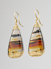 Dana Kellin Fine Moss Agate Teardrop Earrings