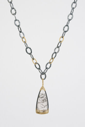Dana Kellin Fine Rutilated Quartz Necklace