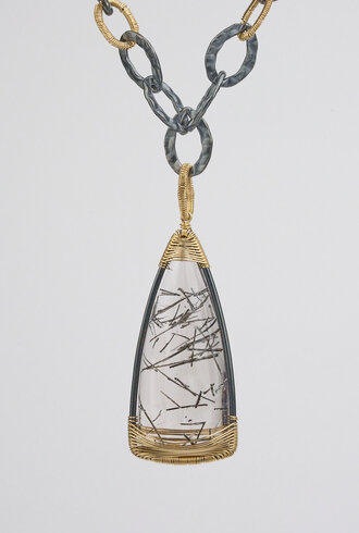 Dana Kellin Fine Rutilated Quartz Necklace