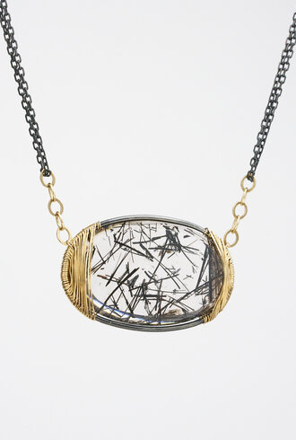 Dana Kellin Fine Rutilated Quartz Necklace