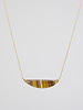 Dana Kellin Fine Moss Agate Necklace with Black Diamonds