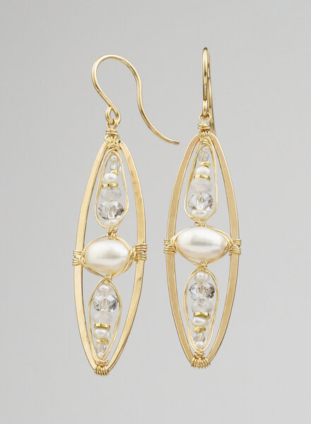 Dana Kellin Fashion Pearl Drop Earrings