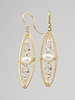 Dana Kellin Fashion Pearl Drop Earrings