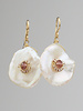 Dana Kellin Fashion Mauve Mix Gold Earrings