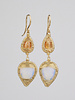 Dana Kellin Fashion Spessartite and Opal Quartz Earrings