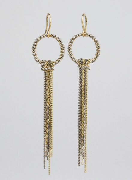 Dana Kellin Fashion Silver Seed  Earrings