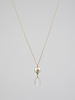 Dana Kellin Fashion Pearl and Moonstone Pendant Necklace