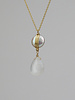 Dana Kellin Fashion Pearl and Moonstone Pendant Necklace