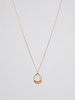 Dana Kellin Fashion Opal and Orange Sapphire Quartz  Pendant Necklace