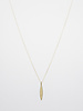 Victoria Cunningham Fourteen Karat Blade Gold Necklace