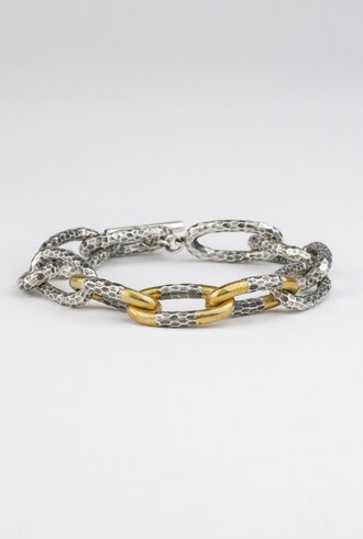 TAT2 VintageTwo Tone Chain Bracelet