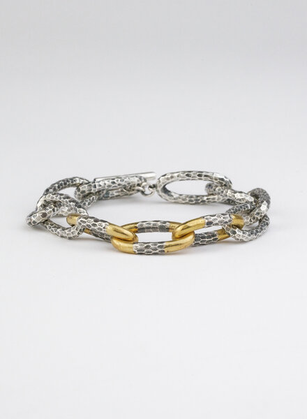 TAT2 VintageTwo Tone Chain Bracelet